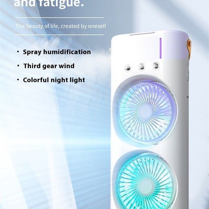 Borealix Arctic Chill Dual Misting Fan with Remote Control
