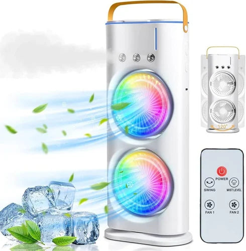 Borealix Arctic Chill Dual Misting Fan with Remote Control